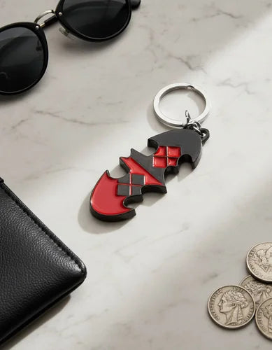 Llavero Metálico Batman Harley Quinn