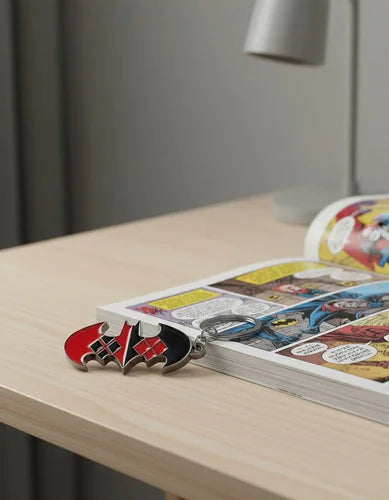 Llavero Metálico Batman Harley Quinn