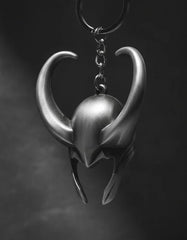 Llavero Metálico Casco Loki