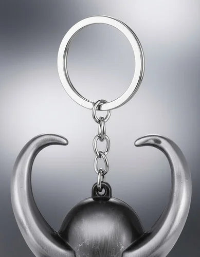 Llavero Metálico Casco Loki