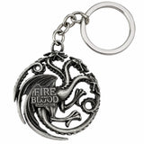 Llavero Metálico Emblema Targaryen Fire and Blood