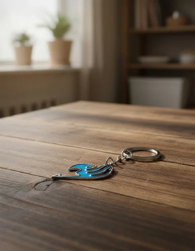 Llavero Metálico Fairy Tail Azul