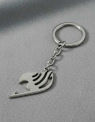 Llavero Metálico Fairy Tail Plateado