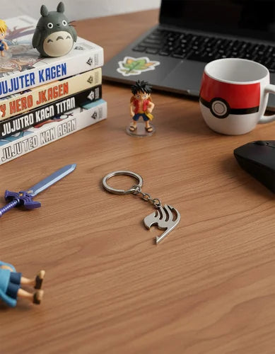 Llavero Metálico Fairy Tail Plateado