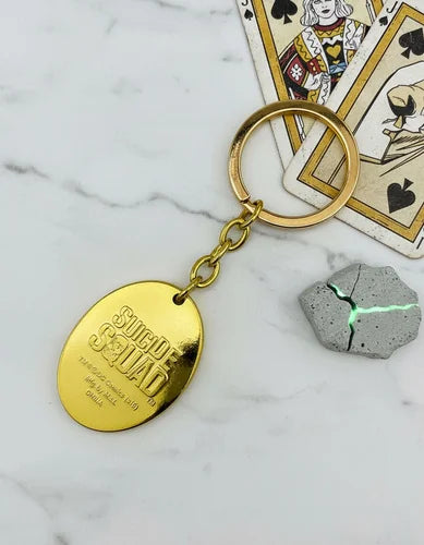 Llavero Metálico Joker Dorado