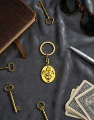 Llavero Metálico Joker Dorado