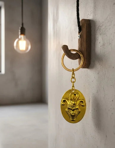 Llavero Metálico Joker Dorado