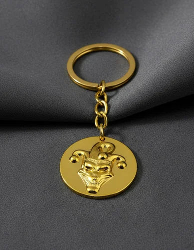 Llavero Metálico Joker Dorado