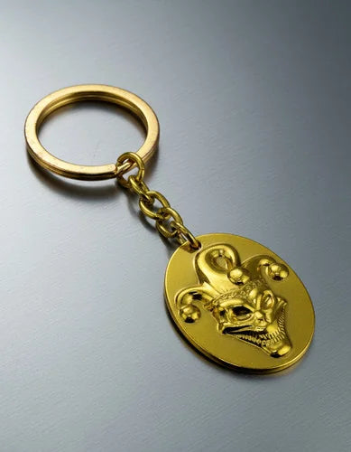 Llavero Metálico Joker Dorado