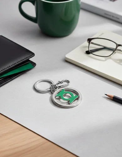 Llavero Metálico Linterna Verde