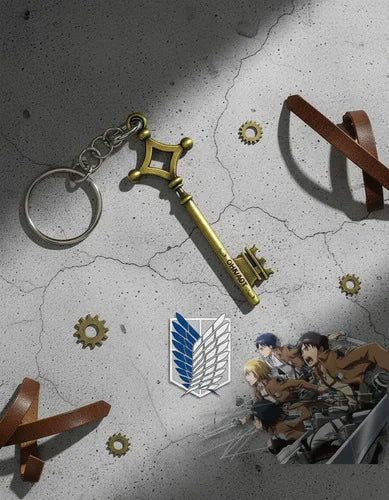 Llavero Metálico Llave Attack on Titan