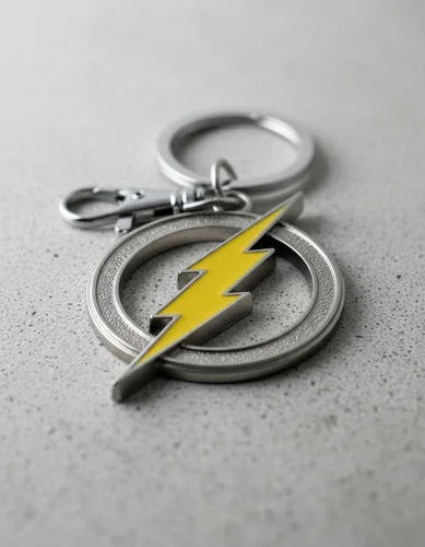 Llavero Metálico Logo Flash