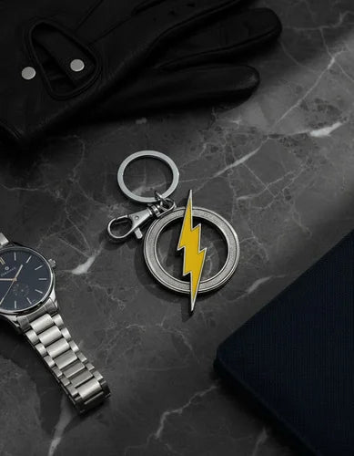 Llavero Metálico Logo Flash