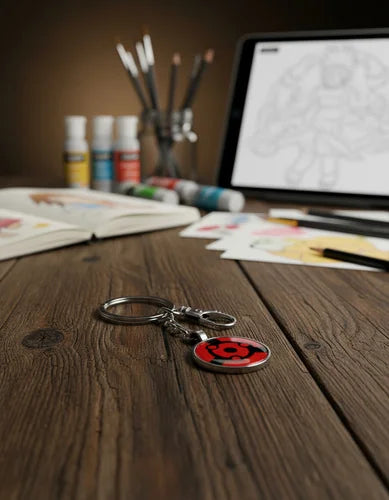 Llavero Metálico Mangekyo Sharingan Eterno Madara