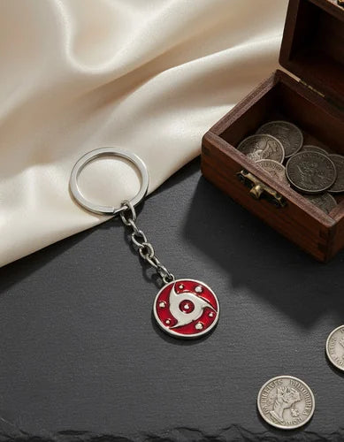 Llavero Metálico Mangekyo Sharingan Itachi Uchiha