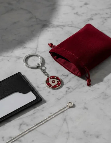 Llavero Metálico Mangekyo Sharingan Itachi Uchiha