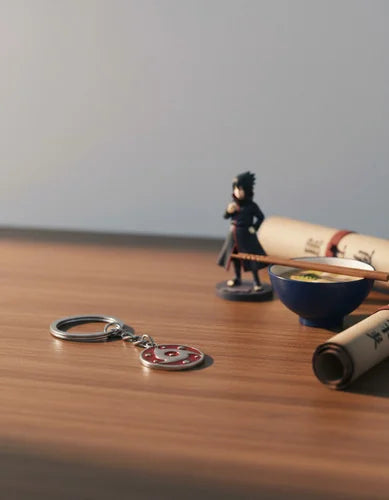 Llavero Metálico Mangekyo Sharingan Itachi Uchiha