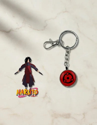 Llavero Metálico Mangekyo Sharingan Madara