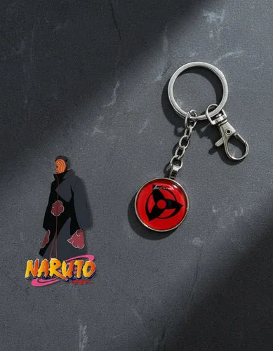 Llavero Metálico Mangekyo Sharingan Obito