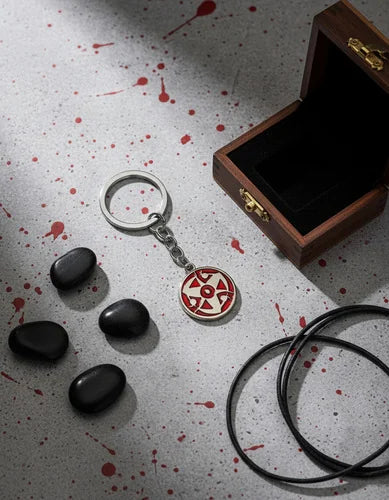 Llavero Metálico Mangekyo Sharingan Obito Uchiha