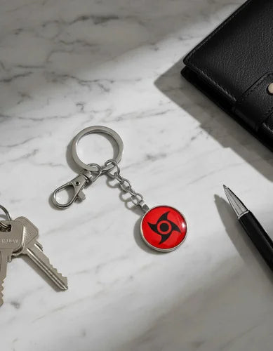 Llavero Metálico Mangekyo Sharingan Shisui