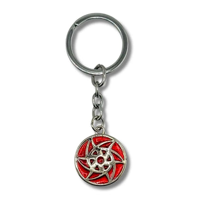 Llavero Metálico Mangekyo Sharingan de Sasuke Uchiha