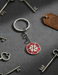 Llavero Metálico Mangekyo Sharingan de Sasuke Uchiha
