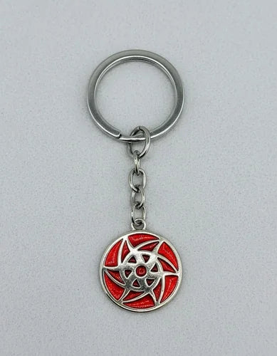 Llavero Metálico Mangekyo Sharingan de Sasuke Uchiha