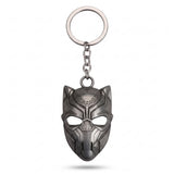 Llavero Metálico Máscara Black Panther