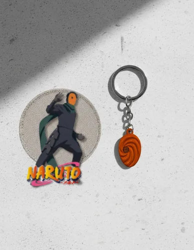 Llavero Metálico Obito Uchiha