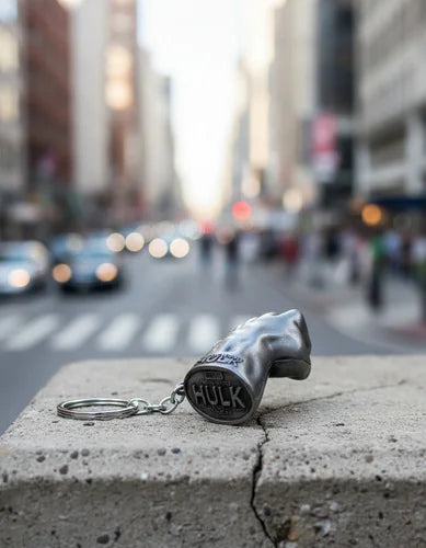 Llavero Metálico Puño Hulk