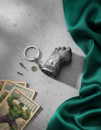 Llavero Metálico Puño Hulk