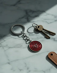 Llavero Metálico Rinnegan Rojo Diez Colas y Urashiki