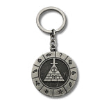 Llavero Metálico Rueda de Bill Cipher Gravity Falls