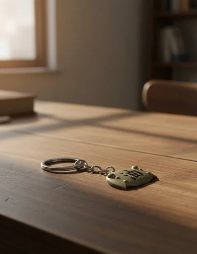 Llavero Metálico Símbolo Abura Jiraiya