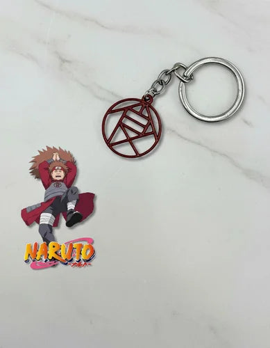 Llavero Metálico Símbolo Akimichi Shoku