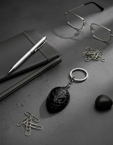 Llavero Metálico Spider-Man Black