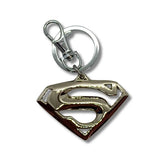Llavero Metálico Superman Plateado Tamaño Pequeño