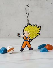 Llavero PVC Cordón Lariat Goku SSJ3