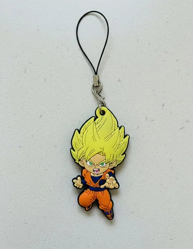 Llavero PVC Cordón Lariat Goku Super Saiyajin