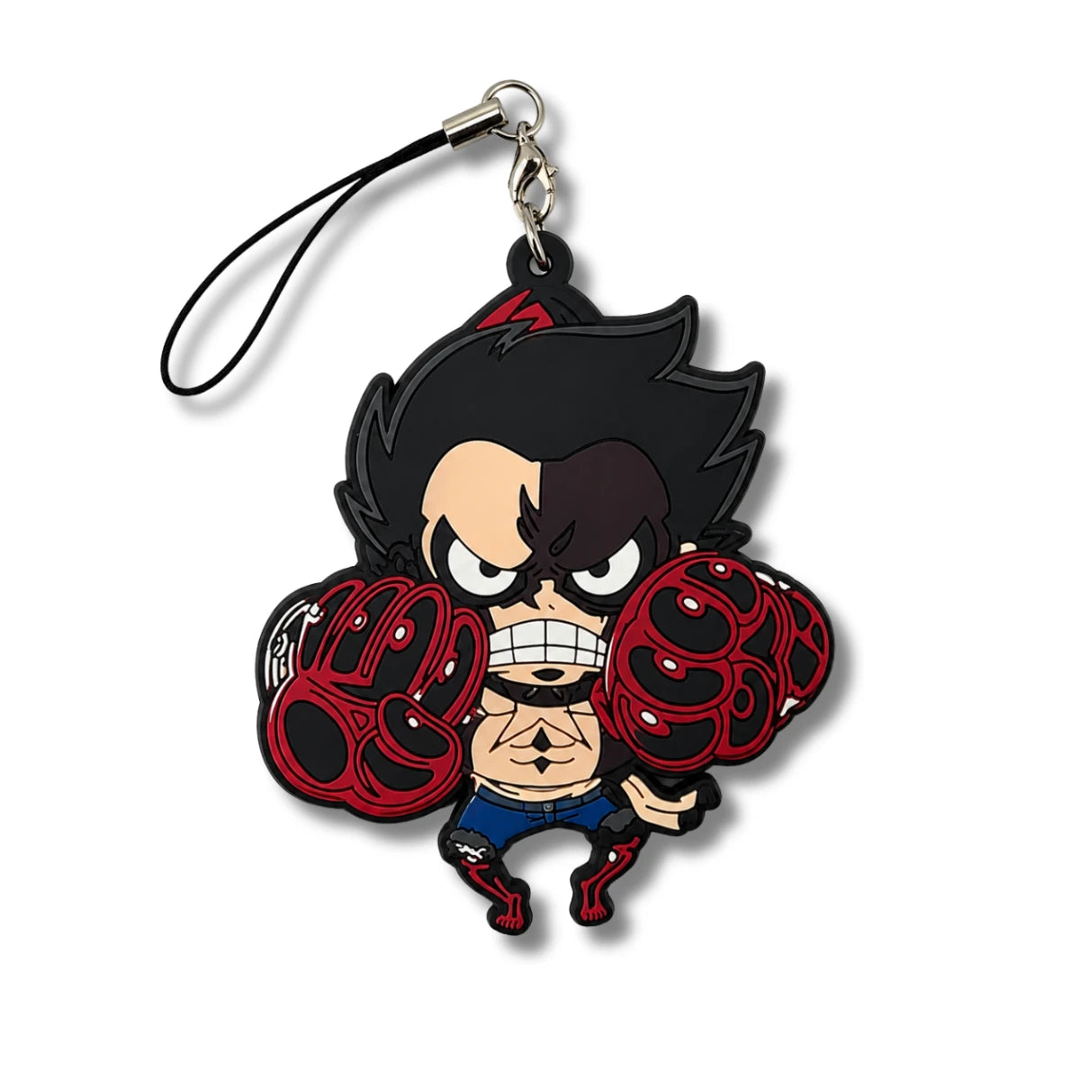 Llavero PVC Cordón Lariat Luffy Gear 4 Boundman