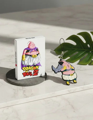 Llavero PVC Cordón Lariat Majin Buu