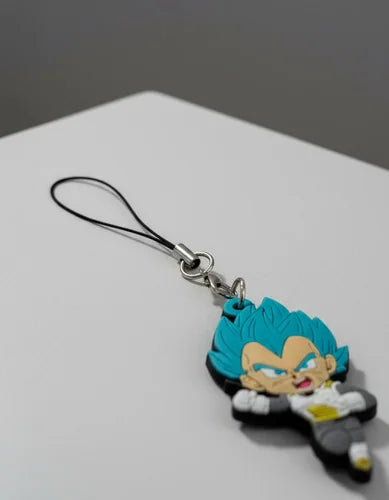 Llavero PVC Cordón Lariat Vegeta Blue