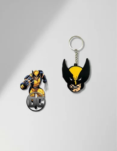 Llavero PVC Doble Cara Wolverine