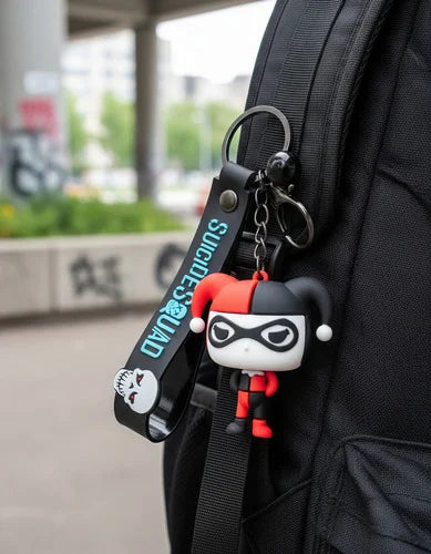 Llavero o Colgante Mochila Cute Harley Quinn Traje