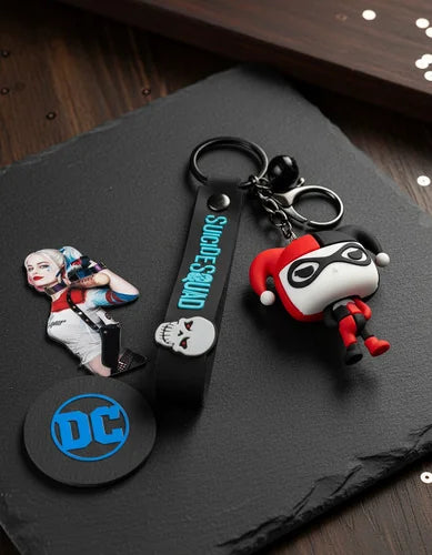 Llavero o Colgante Mochila Cute Harley Quinn Traje