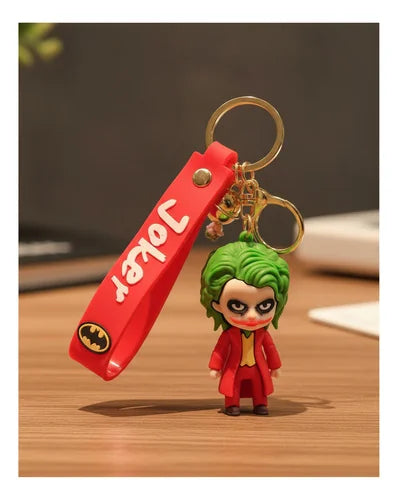 Llavero o Colgante Mochila Cute Joker Traje Rojo