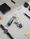 Llavero o Colgante Mochila Cute KAWS Gris