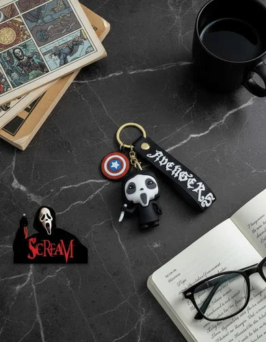 Llavero o Colgante Mochila Cute Scream