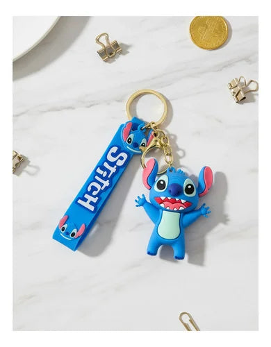 Llavero o Colgante Mochila Cute Stitch Abrazo